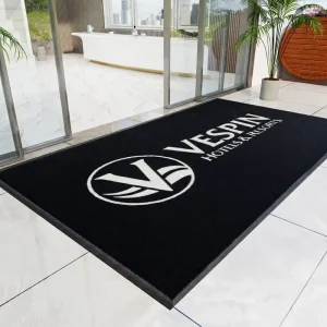 Custom Hotel Entrance Carpet Floor Mat with Customizable Logo