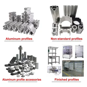 Custom Industrial Aluminum Profile 6000 Series Open Die Extrusion Square Pattern CNC Processed Anodized Finish Open Die Punching