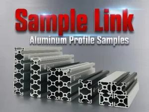 Custom Industrial Aluminum Profile Sample Kit Single-Piece Test Order for Frames