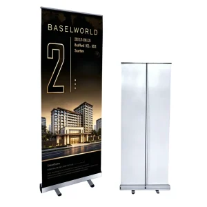 Custom Kakemono Roll-Up Banner Stand Aluminum Retractable Roll Screen Stand