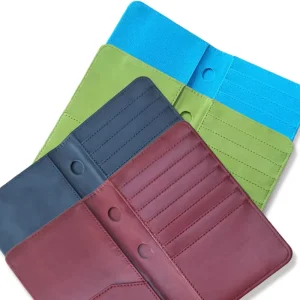 Custom Leather Passport Holder Card Holder Wallet Bag Leather Business Card Holder