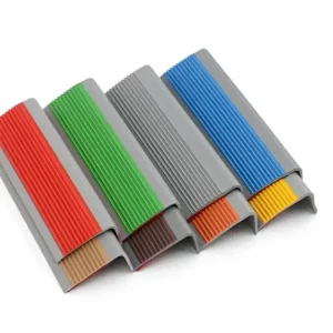 Custom-Length Rounded-Edge PVC Stair Nosing Anti-Slip Strip with Cutting Service
