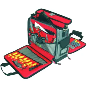 Custom Logo Hand Work Duty Portable Large Pockets Durable Electrician case carrying tool storage bag for professional tool bag