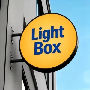 Custom Logo LED Letter Acrylic Advertising Light Box Shop Name Sign