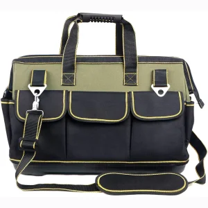 Custom Logo Large Capacity Waterproof Coating Reinforced Thickened Oxford Work Tool Bag Heavy Duty