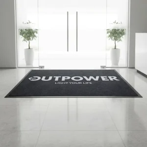 Custom Logo Mat for Entrance Indoor Outdoor Waterproof Non slip Large Size Professional Floor Mat