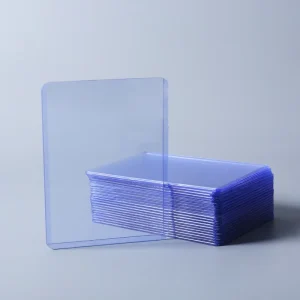 Custom Logo PVC Top Loader Card Holder for Business Cards