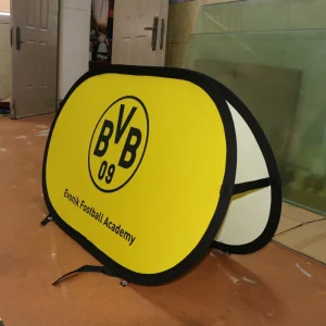 Custom Logo Portable Foldable Horizontal A-Frame Banner Stand for Outdoor Exhibitions