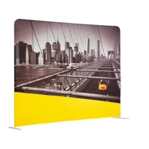 Custom Logo Printed Advertising Stretch Wall Trade Show Display Banner Stands Tension Fabric & Aluminum Backdrops