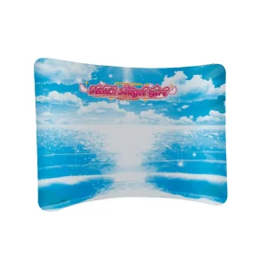 Custom Logo Printed Stretch Pop-Up Display Stand Tension Fabric Backdrop for Business and Conference Shows