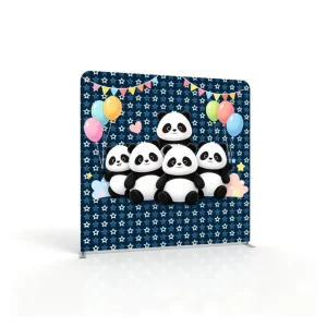 Custom Logo Trade Fabric Stage Backdrop Tension Fabric Display Frame TL001
