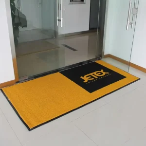 Custom Logo Tufted Jacquard Animal Print Nylon Floor Mat with Anti-Slip Door Mat