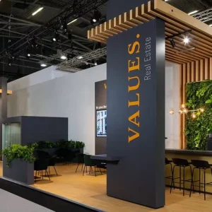 Custom MEGA Modern Fashion Pop Up Store Modular Assembly Exhibition Stand Booth for Art Show Event