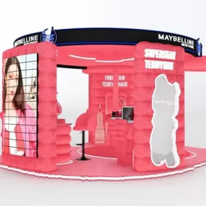 Custom MEGA Modern Fashion Pop Up Store Modular Assembly Exhibition Stand Booth for Event Show