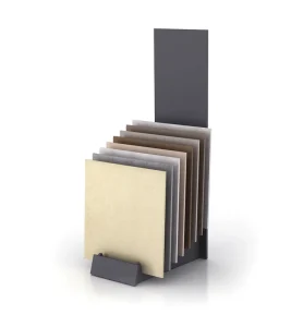 Custom Metal Display Shelf with Anti-Rust Finish Portable for Exhibition and Retail Stores