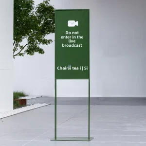 Custom Modern Design Directional Sign Advertising Board Durable Weatherproof Way finding Guide Portable Poster Stand