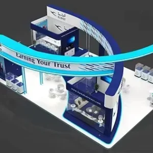 Custom Modern Pop Up Store Modular Exhibition Stand Booth