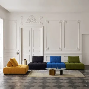 Custom Modular Fabric Sofa for Living Room