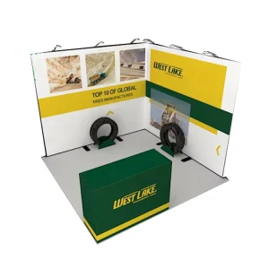 Custom Modular Trade Show Booth 3x3m West Lake Style Exhibition Display Stand with Factory Direct Supply