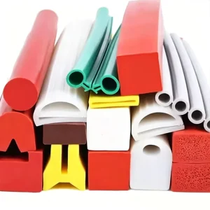 Custom Molded Silicone Sealing Strips U/C Foam Anti-Collision Guards High-Temperature Waterproof Color and Transparent Profiles