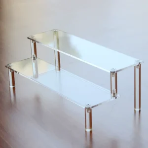 Custom Multi-Layer Acrylic Indoor Display Stand Storage Rack for Desktop Stationery, Tea Cups, and Accessories