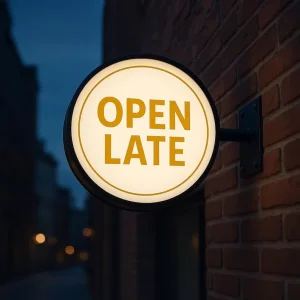 Custom Outdoor Advertising Light Box Signage for Businesses