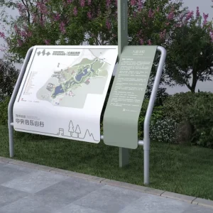 Custom Outdoor Metal Parking and Directional Pylon Sign Board