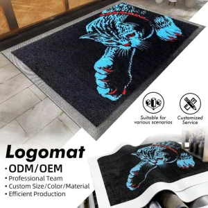 Custom Outdoor Rubber-Backed Commercial Logo Entrance Mat