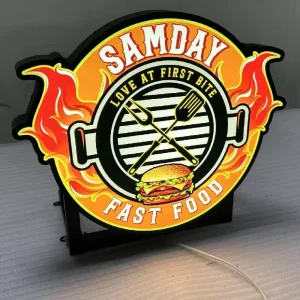 Custom Outdoor Store LED Letter Advertising Light Box Business Sign