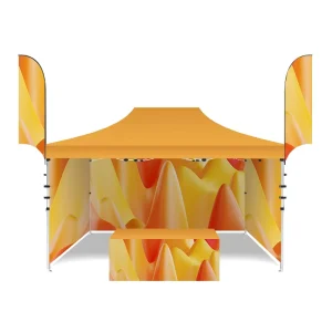 Custom Outdoor Tent with Adjustable Leg Heights