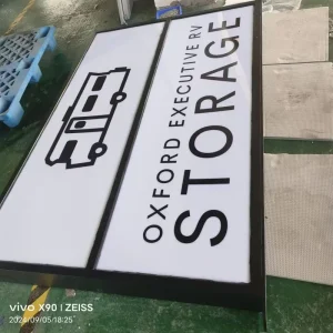 Custom Outdoor Waterproof Double Sided Illuminated Standing LED Light Box Sign Factory Designed Acrylic Advertising Light Sign
