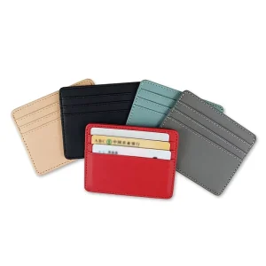 Custom PU Leather ID and Credit Card Holder