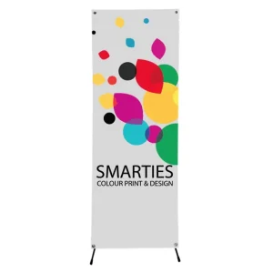 Custom PVC Fabric X Banner Stand