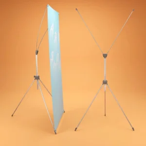 Custom PVC Outdoor UV Printed Design for Indoor Advertising Sport Events Campaigns X Stand Display Banner