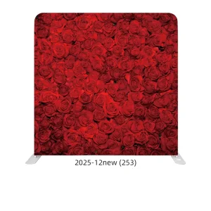 Custom Photo Booth Backdrop 8ft 10ft 20ft Floral Wedding Stretch Fabric Portable Aluminum Frame