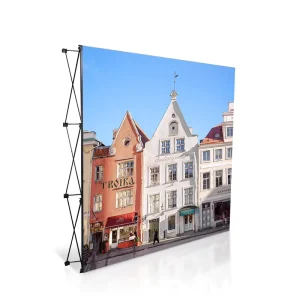 Custom Pop-Up Banner Trade Show Display Booth Backdrop Wall with Custom Graphic
