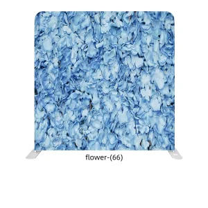 Custom Portable 8ft 10ft Double-Sided Stretch Flower Fabric Background with Aluminum Frame