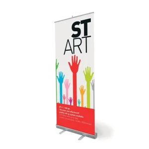 Custom Portable Aluminum Trade Show Roll-Up Backdrop Banner Stand