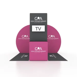 Custom Portable Exhibition Booth Display New Design Aluminum Advertising Shelves Stand Promotion Tradeshow Equipment