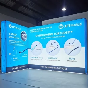 Custom Portable Foldable LED Advertising Light Box for Trade Shows and Outdoor Use