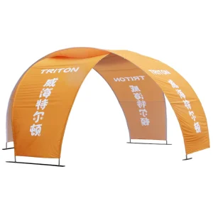 Custom Portable Foldable Tension Fabric Arch Backdrop Display Booth