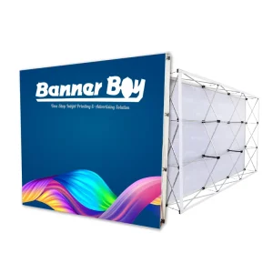 Custom Portable Stretch Pop up Display Stand Photography Backdrop for Decoration