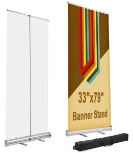 Custom Portable Vinyl Roll-Up Banner for Trade Shows and Exhibitions