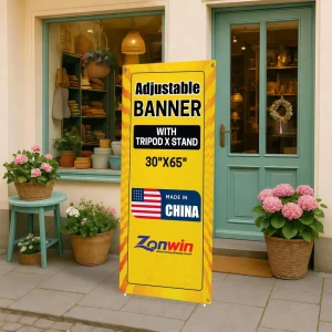 Custom Portable X-Banner Stand Printing 100*160 cm 80*180 cm