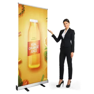 Custom Print Aluminum Retractable Pull Up Banner Display Stand