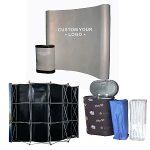 Custom Print Fabric Backdrop for Exhibition Exhibition Advertising Display Stand Pop up Display Stretch Fabric Wall