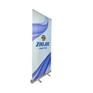 Custom Printed Aluminum Retractable Pull-Up Banner Display Lightweight Portable Outdoor Advertising