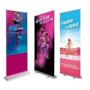 Custom Printed Aluminum Roll-Up Banner Stand