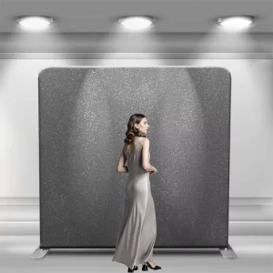 Custom Printed Tension Fabric for Exhibition Stands Durable Stretch Canvas for Corporate Use