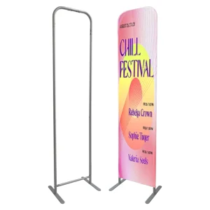 Custom Printed Trade Show Display Booth Backdrop Stretch Banner Stand Kit with Tension Fabric